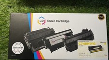 LD Toner Cartridge For Lexmark Yellow C748H1YG Brand New picture