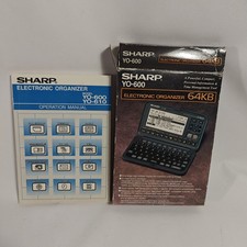 SHARP ELECTRONIC ORGANIZER MODEL YO-600/610/620 OPERATION MANUAL Vintage 1993 picture