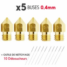 x5 Nozzle 0.4mm for Markerbot Replicator 1, 2, 2X, 5th, Mini, Z18 + Tools picture