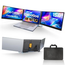 Cybotioe One Cable Connect Laptop Screen Extender Monitor Portable, Ultra Thi... picture
