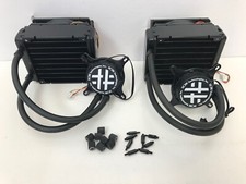 LOT OF QTY 2 ASETEK 570LC LIQUID CPU COOLER WITH FAN picture