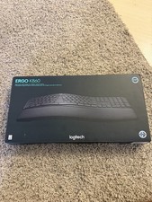 Logitech ERGO K860 Wireless Ergonomic Keyboard - Black - Computer PC - BRAND NEW picture