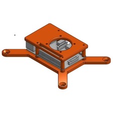Raspberry Pi Wall mount 3D-Printed picture