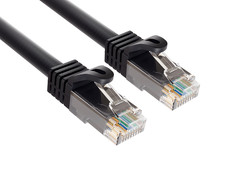 25ft Cat6a Ethernet Cable 10Gbps Snagless RJ45 for Gaming PS5 PC Router, Black picture