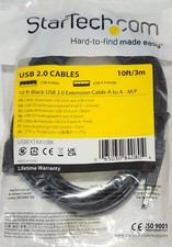 StarTech USB 2.0 Extension Cable 10ft A Male to A Female M/F New picture