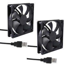 UMLIFE 2PACK 120mm 5V USB Computer PC Fan, 120mm Fan 5V USB Brushless 12025 120x picture