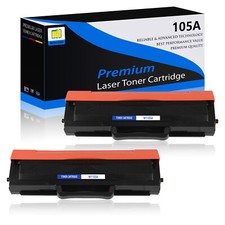 2PK Black  W1105A 105A Toner Compatible for HP LaserJet 107a 107r 107w Printer picture
