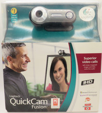 BRAND NEW Logitech QuickCam Fusion USB WEBCAM Camera With Manual And Software picture