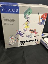 AppleWorks GS + 1.0v2 Update Disks Claris Big Box Apple IIGS picture