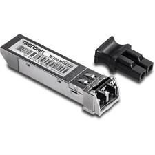 TRENDnet TE100-MGBS20 Mini-GBIC Module Single-Mode LC 20kM Transceiver Glasf ~D~ picture