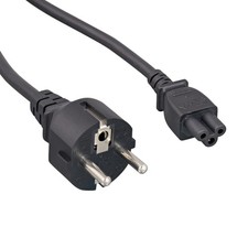 Cablelera ZADA41SA06 European Notebook Cord Plug to IEC320 C5 6' 18 AWG 250V ... picture