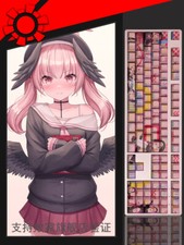 Blue Archive Shimoe Koharu Games PBT Transparent Keycap Set Cherry MX 108 Keys picture