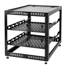 Tecmojo 12U Open Frame Network Rack with Shelves picture