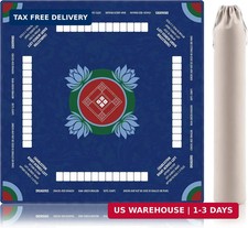 American Mahjong Mat for Table, Non-Slip, Silent Gaming Mat, 32.5