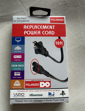ReTrak PAC9-1007-BLK Polarized 10ft Black Figure 8 Power Cord 125V 7A picture