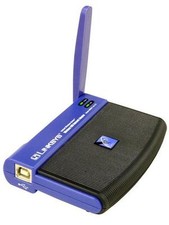 Linksys WUSB11 Wireless-B USB Network Adapter w OEM White Box Setup Guide Disc picture