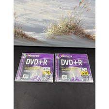 Memorex DVD+R 4.7GB 120 Minute Recordable Blank Media Discs 2 Pack Sealed picture