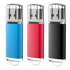 Kootion 4pcs USB 2.0 16GB Metal Rectangle Flash Drive Memory Stick Thumb Drive picture