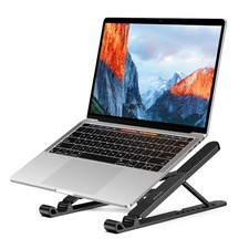 BESIGN LS01 Pro Ergonomic Laptop Stand, Plastic Riser, Portable Black picture