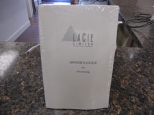 Vintage LaCIE Limited Owner's Guide for Silverlining - New Sealed picture