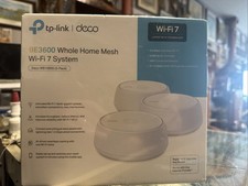 TP-Link Deco BE3600 WiFi 7 Whole Home Mesh System WB10800 3-Pack Sealed picture