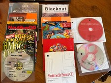Vintage 90s Mac & PC Software CD Lot of 14 Apple Macworld AOL Mac OS 8 3 Sealed picture