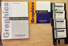 Creative Labs Graphics Blaster MA201/202 Win3.1 Driver Disks/CD, Manual picture