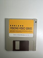 BORLANDVISIONS VIDEO SERIES, World of ObjectWindows for C++, Floppy 3.5,Vintage picture