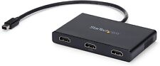 StarTech.com 3-Port Multi Monitor Adapter, Mini DisplayPort to HDMI MST Hub, 3x  picture