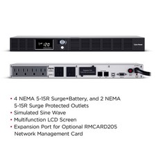 CyberPower OR500LCDRM1U 500VA 300W 1U Rackmount UPS Tested Working picture