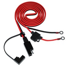 1.4M SAE to O Ring Connecter Extension Cable Solar panel Battery Ring Connector picture