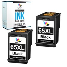 CMYi 2PK Compatible 65XL Black Ink Cartridge for HP DeskJet 2600 2620 2622 2624 picture