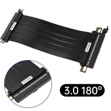 1X For PCI-E 3.0 180° 16x Riser Cable Graphics Card Extension Cable For GPU USA picture