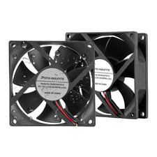 80Mm Moisture-Proof Fan 2-Pack 12V DC 8025 High Airflow Cooling Fan 2 Wire 3Pin picture