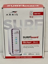 NEW ARRIS SURFboard SB6183 DOCSIS 3.0 16x4 Cable Modem 686 Mbps White picture