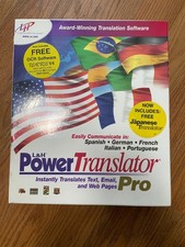 L&H Power Translator Pro with OCR – Vintage Translation Software – PC/Mac Sealed picture