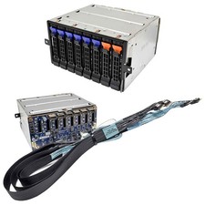 Gigabyte G292-Z20 8-Port SFF Backplane Board CBPG083 + Cage + Cables + Caddys picture
