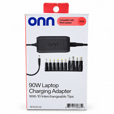 Onn Universal 90W Laptop Charger with 10 Interchangeable Tips (100009089) - LN™ picture