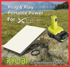 Starlink Mini DC Power Adaptor Cable for Ryobi One+ 18v Battery picture