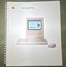 Apple Macintosh Plus Users Guide Manual 030-1246-B Spiral Book picture