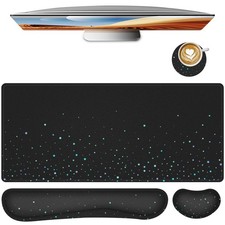 Desk Mat for Keyboard and Mouse,4in1 XXL Mousepad + Keyboard Wrist Rest+Mouse... picture