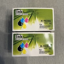 2PACK 902XL Black Ink Cartridges For HP 902 Officejet Pro 6958 6960 6963 picture