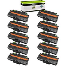 10 Pack MLT-D103L Toner Fits for Samsung 103L ML-2956DN SCX-4701ND 4705ND 4726FD picture