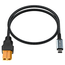 1.65Ft USB C to XT60 Adapter Cable, SC100 Protocol Type-C Male to XT60 Female picture