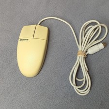 Vintage Microsoft 2 Button Basic Ball Mouse Serial and PS/2 Compatible X05-51694 picture