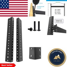 Durable 6U Steel Rack Rails Kit - Perfect for DIY Server Mounting Solutions picture