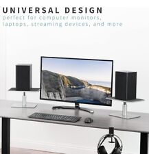 VIVO Clamp-On Universal Height Adjustable Ergonomic Computer Monitor Silver  picture