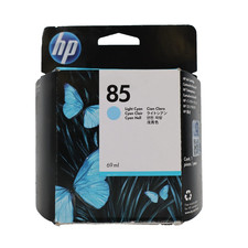 Genuine HP 85 Ink Cartridge C9428A Light Cyan EXP 05/2022 picture