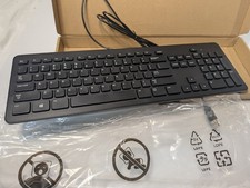 Dell Standard USB Keyboard CN-0GVWNX-71616 Black Tested Working. New Open Box picture