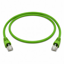 Telegartner Cat5 RJ45 SF/UTP Shielded PUR Industrial Patch Cord Green 0.25 to 5M picture